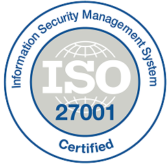 ISO 27001 information security management certified